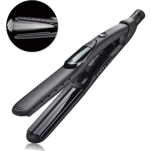 Professional Steam Hair Straightener Ceramic Vapor Hair Flat Iron Hair Straightening Iron Curler Salon Steamer Hair Styling Tool