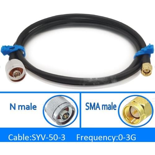 N male Extension Cable to SMA male Feeder Wire for Coaxial WiFi LAN Network Card Router Antenna communications extend cable
