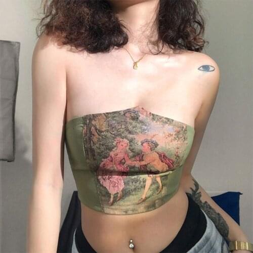 Womens Lace Up Bustier Tank Tops Body Shaping Slimming Flower Horizontal Neck Corsets for Party Club Ordinary Streewear