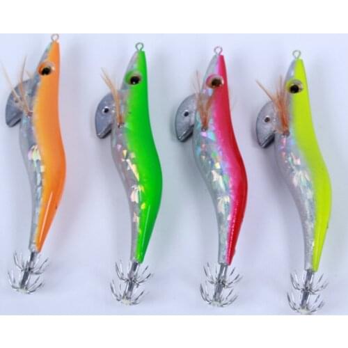 1Pcs Squid Bait Hook Hard Plastic Egi Octopus Bait Cuttlefish Devilfish Bait