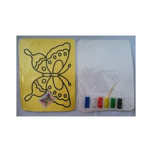 180pcs/lot,diy toys, Color Sand painting set kit for children diy product
