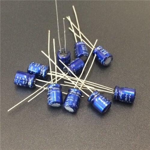 50pcs 22uF 10V ELNA CE-BP 5x7mm 10V22uF Bipolar Audio Capacitor