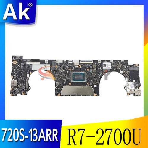 5B20Q59412 For Lenovo IdeaPad 720S-13ARR laptop motherboard With Ryzen 7 R7-2700U CPU 8GB-RAM ES321 NM-B441 100% Test OK
