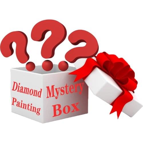 Blind Box Random Diamond Painting - Mystery Box Surprise 5D DIY Diamonds Full Drill Home Wall Decor Creative Gift