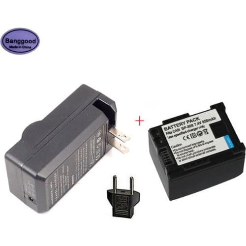 New 7.4V 850mAh BP-809 BP809 Camera Battery For Canon BP-808 BP-819 BP-827 FS200 FS21 FS22 FS100 FS10 FS11 HF200 HF20 HFS100