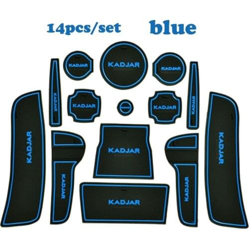 STYO Car anti-skid Gate slot pad For Renault KADJAR 2016-2018