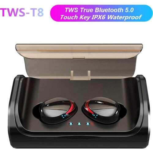 Bluetooth 5.0 Sport Headset Wireless Bluetooth Earphones IPX7 Waterproof HIFI Sport Stereo Headset For Smartphone R20