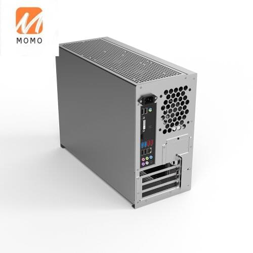 C3 Aluminum Case Desktop Chassis Computer PC Case with DIY Installation for Gaming and Home Office Use