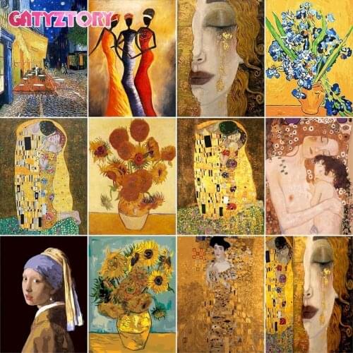 GATYZTORY Full Square Diamond Painting Woman 5D DIY Diamond Embroidery Craft Kit Figure Diamond Mosaic Art Home Decoration