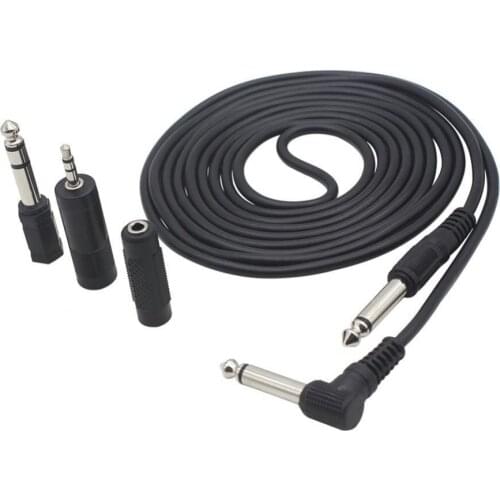 6.5mm Jack Guitar Cable 6.5mm to 6.5mm Male to Male Audio Cable 3m for Guitar Mixer Amplifier Bass 6.35mm Cable