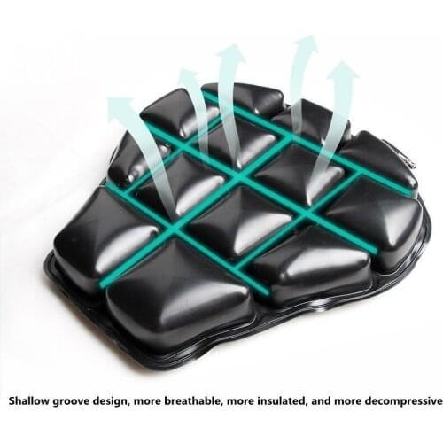 HOT SALE!!! Motorcycle Seat Inflatable Cover 3D Shock Absorbing Cushion Protect The Tail Spine Airbag Cushion