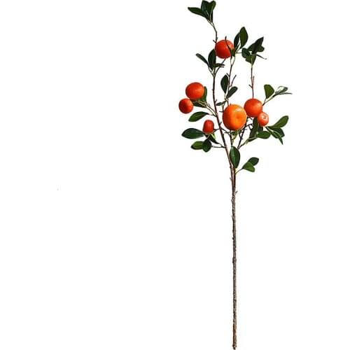 Imitation Plants Simulation Fruit Branch Artificial Lemon Bunch Fake Flowers 71cm /85cm Home Decor Wedding Party Realistic Vine
