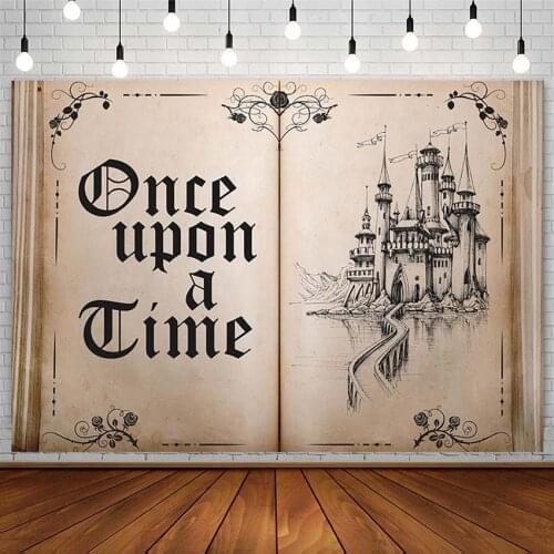 Fairytale Book Wedding Backdrops Reception Castle Storybook Bridal Show Party Photozone Engagement Photography Background Props