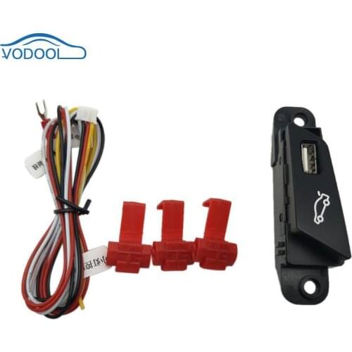 9V- 16V Car Trunk Open Close Button Switch Assembly With USB Port for Chevrolet Cruze 3A Automobile Interior Accessories
