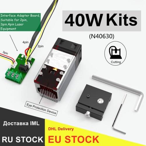 NEJE 40W N40630 CNC Laser Head Module Kit Laser Head Set 450nm TTL Module for Profession Laser Engraver Cutter Mark Tool