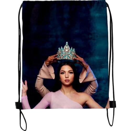 Eva Queen Merch Fashion Style Student Shoulder Storage Bag Drawstring Travel Beach Backpack Toys Shoes Clothes Organizer