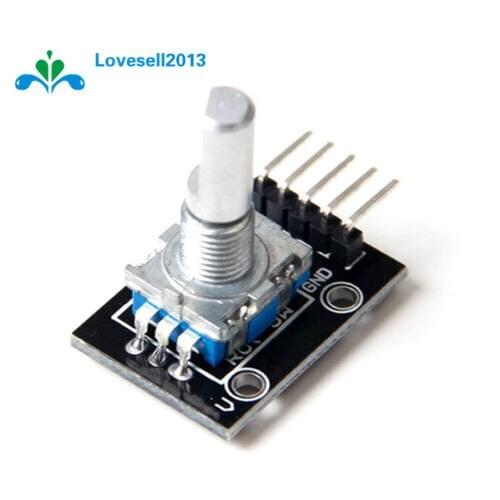 360 Degrees Rotary Encoder Module For Arduino Brick Sensor Switch Development Board KY-040 With Pins