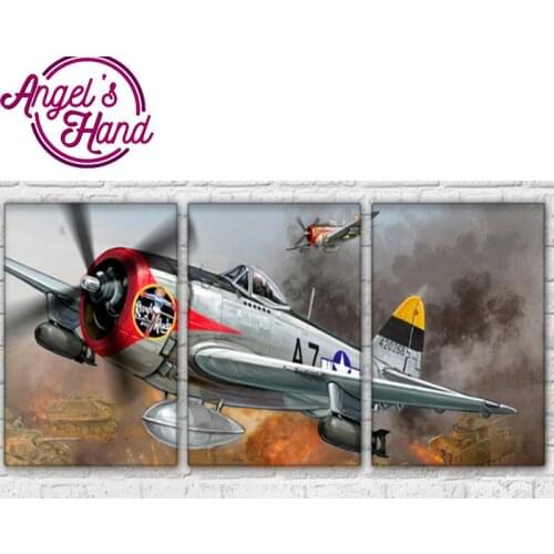 Modular Painting Wall art,Decor,Full Diamond Embroidery Diamond Painting Aircraft ,Cross Stitch,Diamond Mosaic,Needlework,Crafts