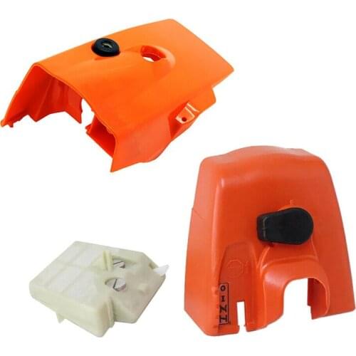 Plastic Engine Cylinder Air Filter Cover Set For Stihl Chainsaw 026 MS260 Shroud Cover Drilled Air Filter Shroud Cover Drilled