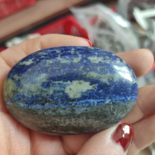 1pcs High Quality Lapis Lazuli Palm Stone Chakra Healing Meditation Gemstone For Collection&Wicca Gift