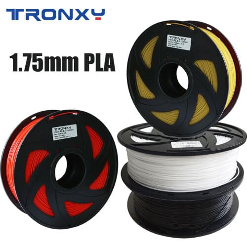 Tronxy 3d Printer Filament PLA 1.75 mm 1KG 2.2LBS 330 meters Colorful 3d Printer Pen Materials For 3d Printing Extruder No Jams