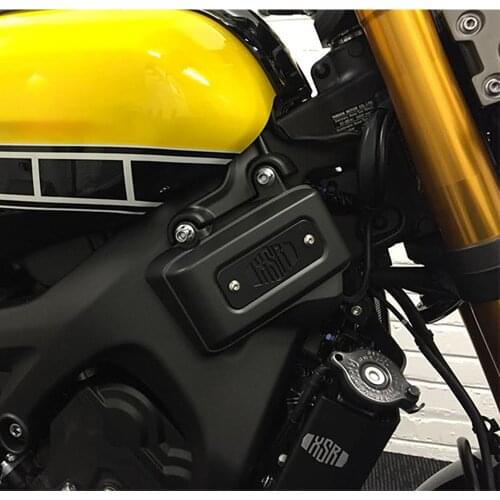 New Stainless Steel Fuse Box Top Plates Powder Coated Clutch Cover Top Black For Yamaha XSR XSR900 XSR 900 2021 2020 2019 2018