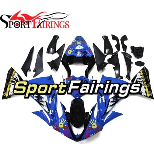 Shark Colorful Hands Blue Full Fairings For Yamaha YZF1000 R1 2009 2010 2011 ABS Plastic Injection Bodywork Motorcycle Carenes