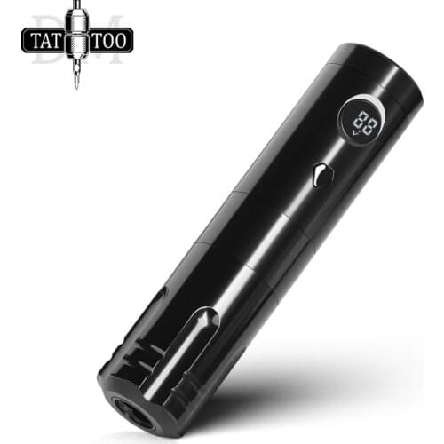 Profesional Rotary Tattoo Machine 1200mAh 2400mAh Lithium Battery Coreless Motor One Button Control Wireless Tattoo Pen