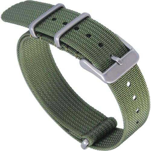 Pit pattern NATO Watchband Nylon Strap 18mm 20mm 22mm Striped Replacement Band Watch Accessories