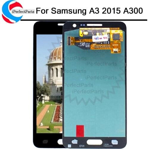 AMOLED For Samsung Galaxy A3 2015 A300 A3000 A300X A300F LCD Display Touch Screen Digitizer Cellphone Replacement