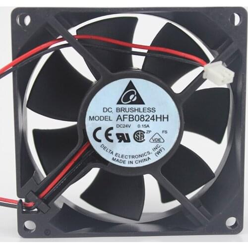 Brand new original AFB0824HH 24V 0.15A 8025 8cm inverter industrial control machine power fan