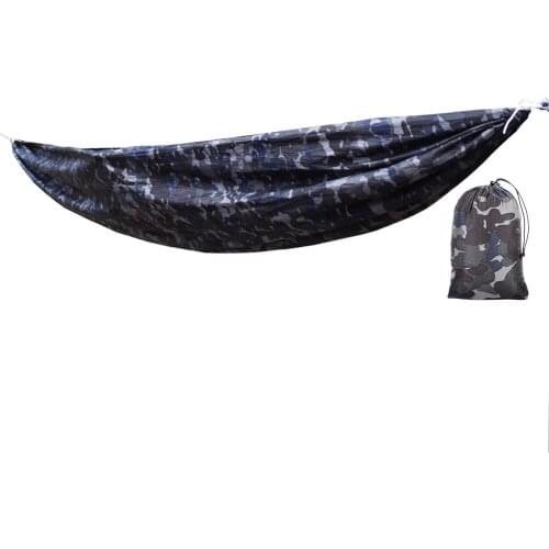 Outdoor Garden Hammock Camping Travel Camouflage Hanging Swing Hammocks Couple Lazy Sleeping Bed for Backpacking Hiking Garden