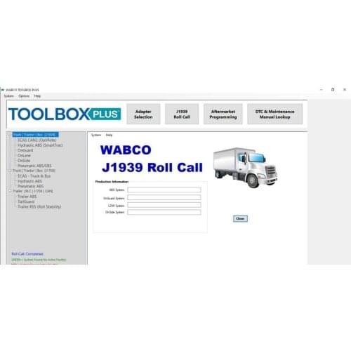 Wabco Meritor Toolbox Plus 13v+ECAS