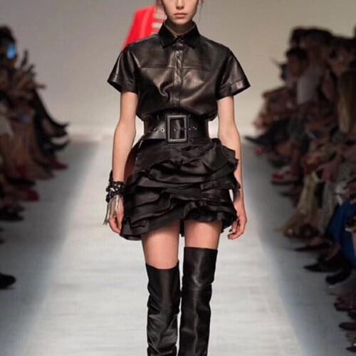 Woman Coats Natural 100% Sheepskin Leather Jackets 2019 Fashion Female Sleeveless Windbreaker Sheepskin Leather Garment Overcoat