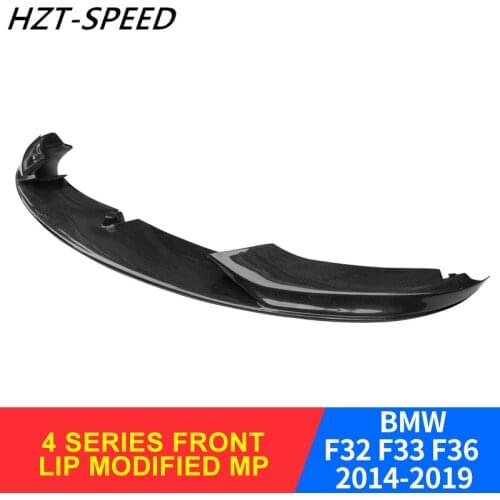 2014 - 2019 Car Protector Bumper Carbon Fiber Sports F32 F33 F36 Front Lip for BMW 4 Series Modification MP