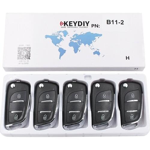 5pcs KEYDIY KD900 B Series Remote Control KD B11-2 Key for KD900+ Key Programmer URG200 Machine
