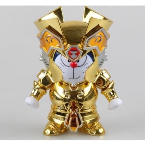 Hot Sale Anime Robot Doraemon Cosplay Gold Saints Gemini Saga Kanon Saint Seiya Action Figure