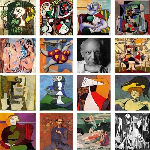 Famous Spanish Painter Picasso Series 5D DIY Diamond Painting Full Square/Round Diamond Embroidery Sale Rhinestones of Picture