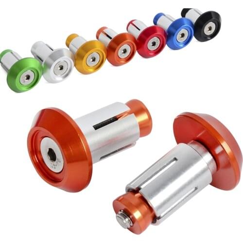 Motorcycle Aluminum Handlebar Grips Bar Ends Sliders Grip Cap Plug For KTM SX EXC SMR MXC SXS Honda ATV TRX250 TRX300 TRX400