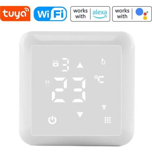 Tuya Wifi HY517 Digital Intelligent Temperature Controller Electric Boiler Thermostat Compatible with Amazon Alexa&Google Home