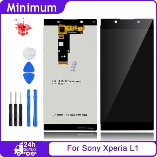 For Sony Xperia L1 5.5" LCD Display Touch Screen Digitizer Assembly Replacement + Free Tools For Sony L1 G3312 G3311 G3313
