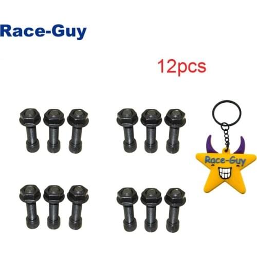 5/16-24 x 1.25" Wheel Stud Bolt Flange Nut For Racing Go Kart