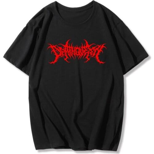 Gothic top Streetwear summer new chic Harajuku dark pattern printing punk T-shirt fashion loose casual vintage womens T-shirt