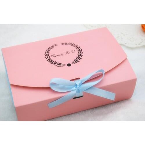Garland Candy Box Party Wedding Favor,Bakery Gift Cookie Cup Cake Box 17x11x5cm CH-5021204