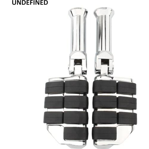 For Harley Softail 2018-2020 Chrome Passenger Footpegs Support Clamps Motorcycle Foot Peg Deluxe Fat Boy Sport Glide FLHC FXBB