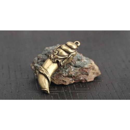 Guan Erye Guan Gong bronce tallas adornos artesanía colección