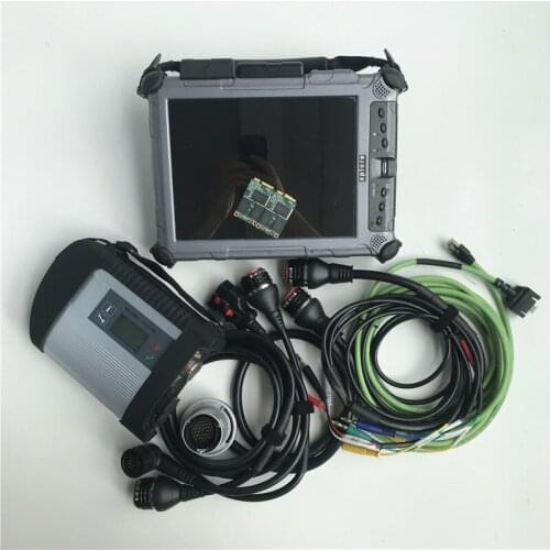 Mb star c4 sd connect multiplexer cable software 2020.12 SSD 480G with laptop IX104 wireless full set diagnose for car and truck