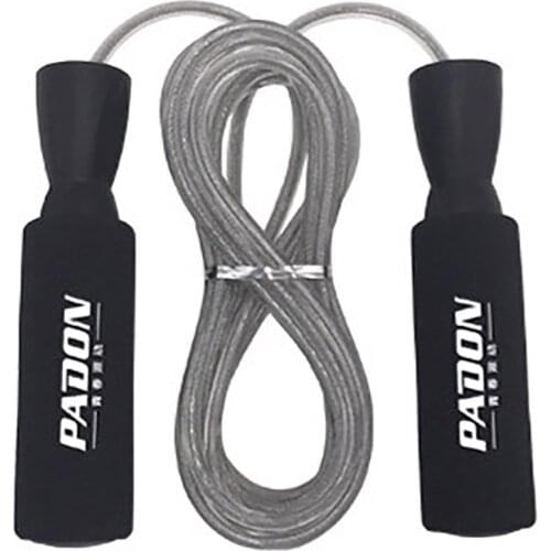 Motion Assistant Adult Fitness Exercise Student Exam Training Jump Rope Foam Bearing Steel Wire Skipping Rope Adjustable Length