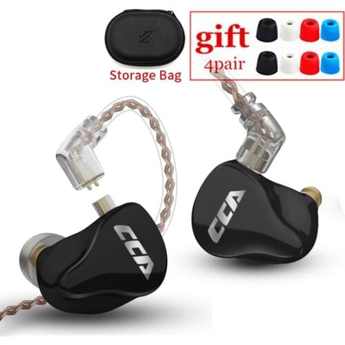 CCA CA16 7BA+1DD Hybrid HIFI Bass Earbuds In-Ear Monitor Sport Noise Cancelling Earphones Music Sport KZ ZS10 PRO AS12 AS16 ZSN