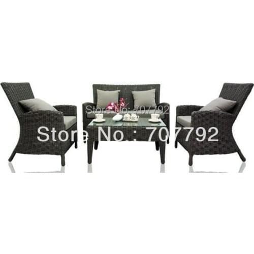 NEW!Leisure patio wicker sofa set